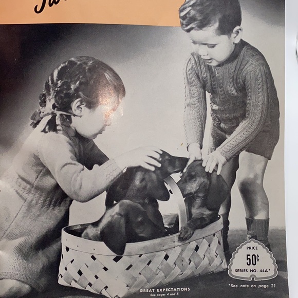 Vintage Beehive Two to Six Years Book 44A Children’s Knitting Patterns - Picture 3 of 7